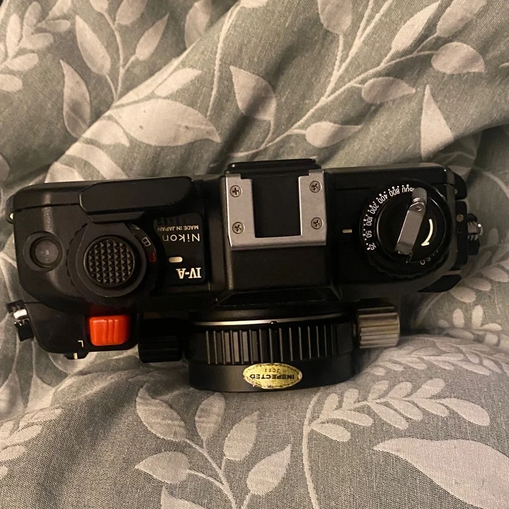 Nikon Black and Red Underwater Camera